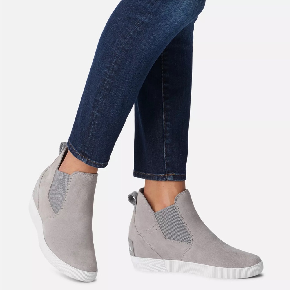Sorel OUT N ABOUT Slip-On Women's Wedge Size 8
